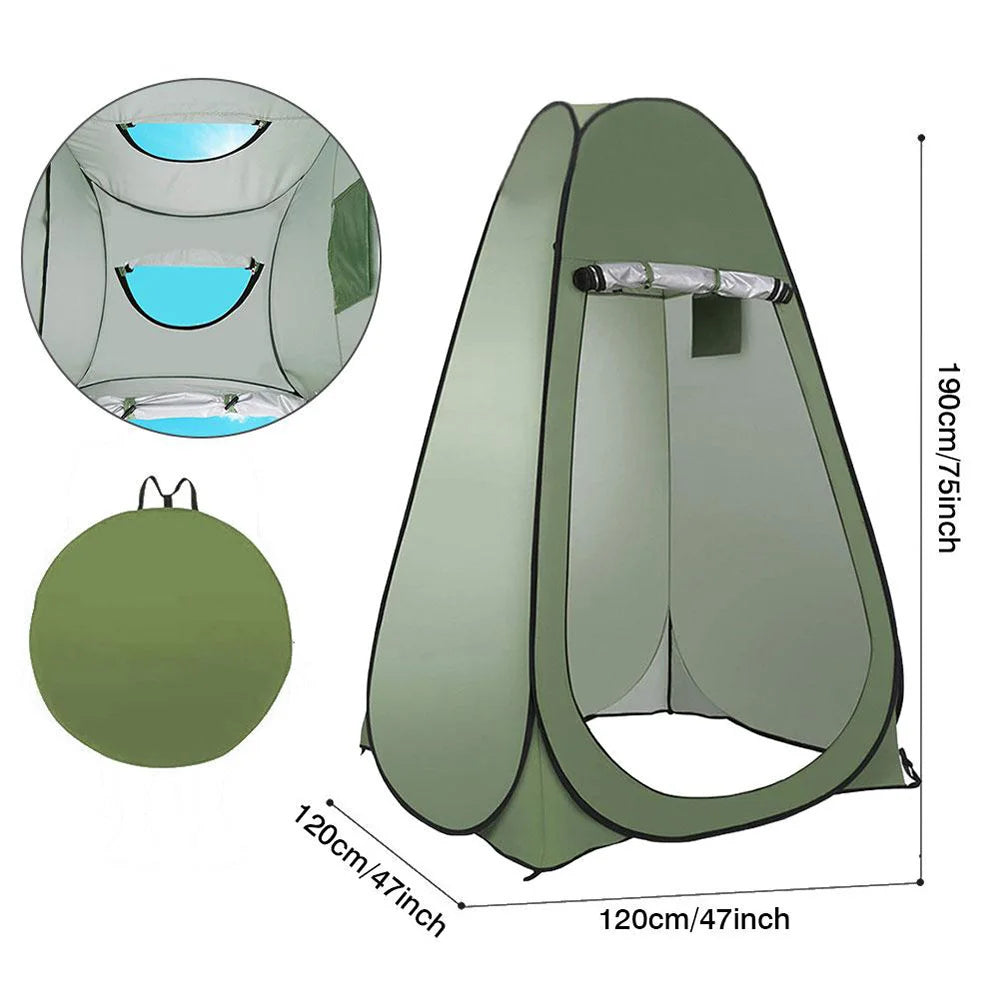 Portable Outdoor Shower & Changing Tent – Privacy Shelter for Camping, Mobile Toilet, Fishing & Photography