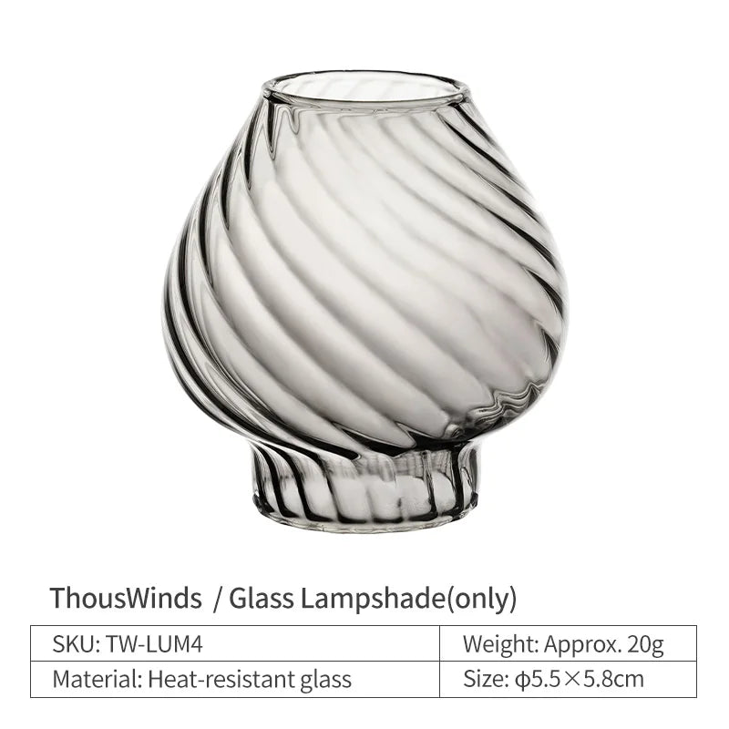 ThousWinds Luminara Mini Oil Lamp – Windproof Portable Retro Lantern with 20-Hour Burn Time for Camping and Hiking