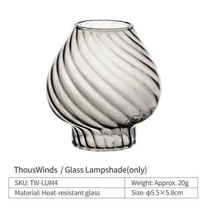 ThousWinds Luminara Mini Oil Lamp – Windproof Portable Retro Lantern with 20-Hour Burn Time for Camping and Hiking