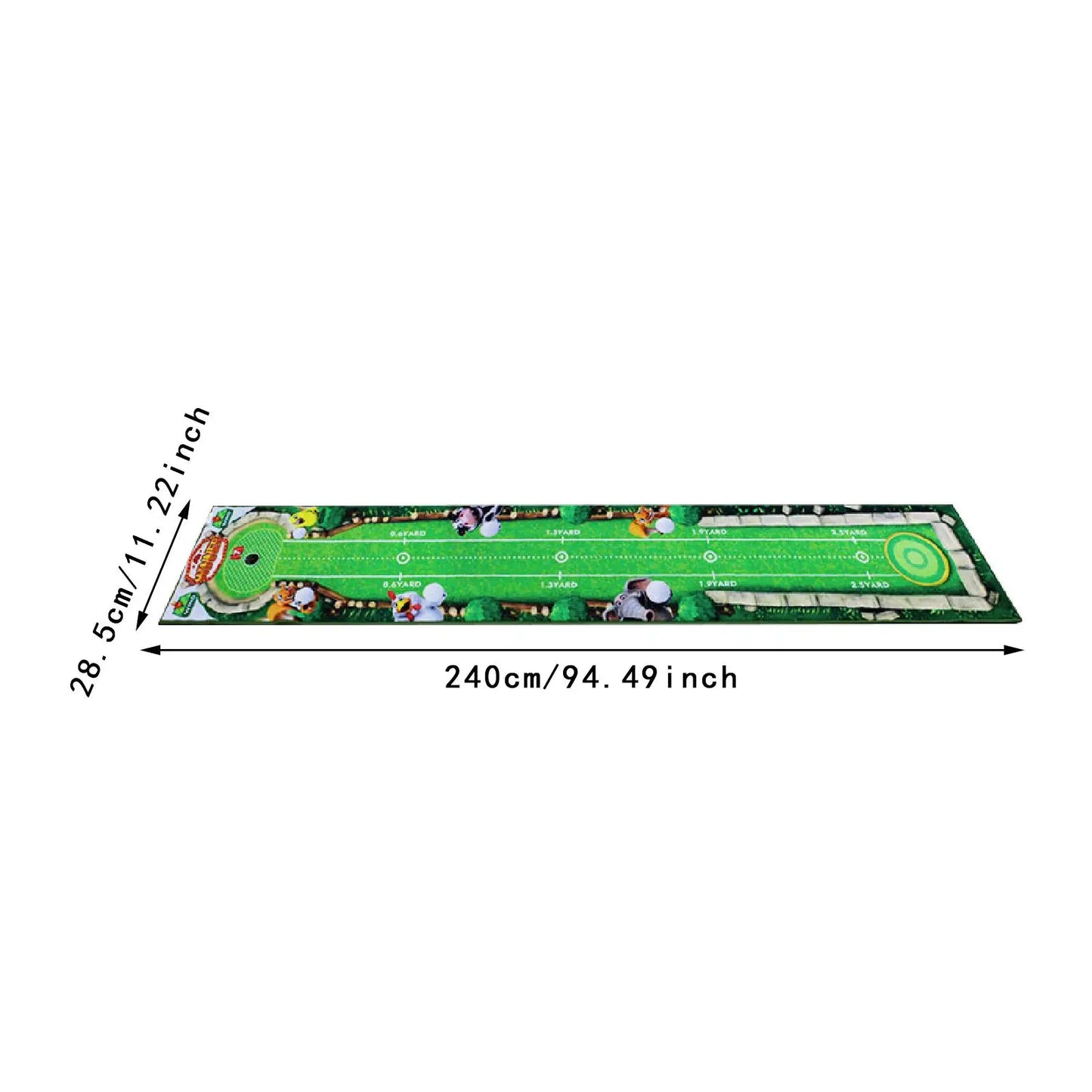 Golf Putting Mat – Practical Indoor & Outdoor Golf Practice Mat for Office, Home, and Park