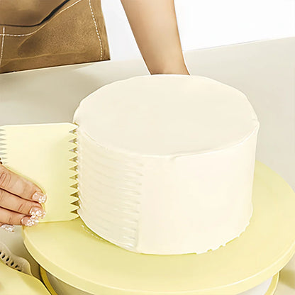 Cake Decorating Tools Kit – Pastry Turntable, Piping Nozzles, Bags & Icing Scraper Set for Baking