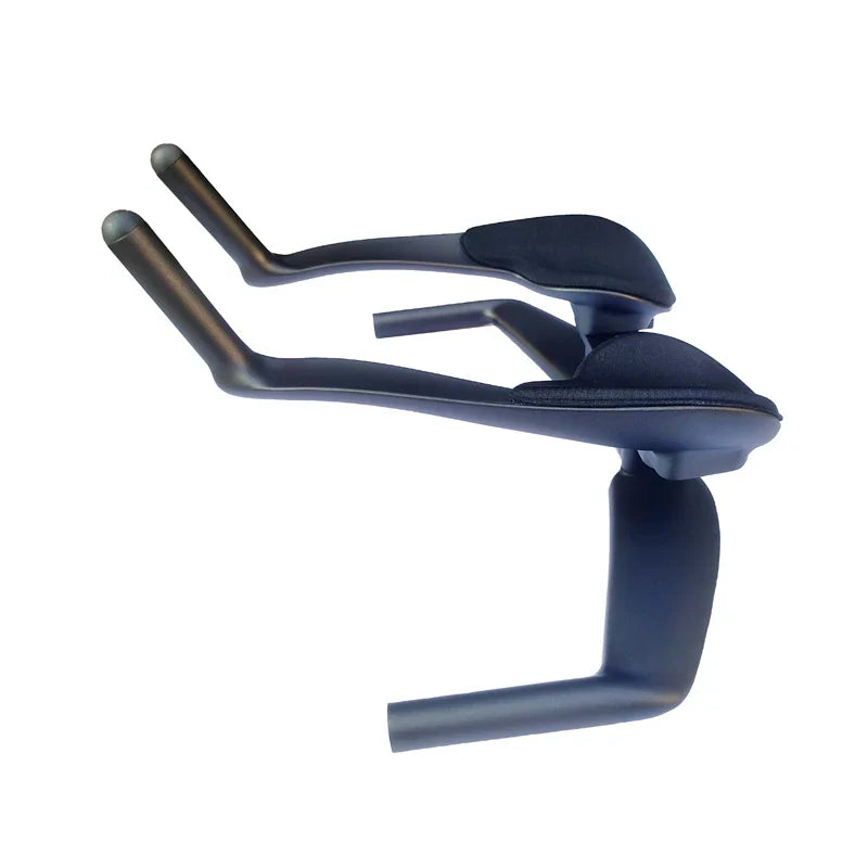 New Carbon Fiber Road Bicycle Rest TT Handlebar – Clip-On Aero Bars & Handlebar Extension for Triathlon & Time Trial Cycling