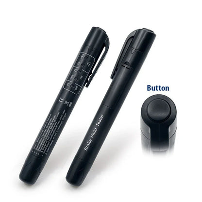 Auto Car Brake Fluid Tester Pen with 5 LEDs - Mini Diagnostic Tool for DOT3/DOT4 Brake Fluid