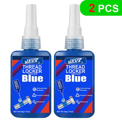 Threadlocker 243/271 Adhesive Sealant - Blue Medium-to-High Strength, Oil & Heat Resistant
