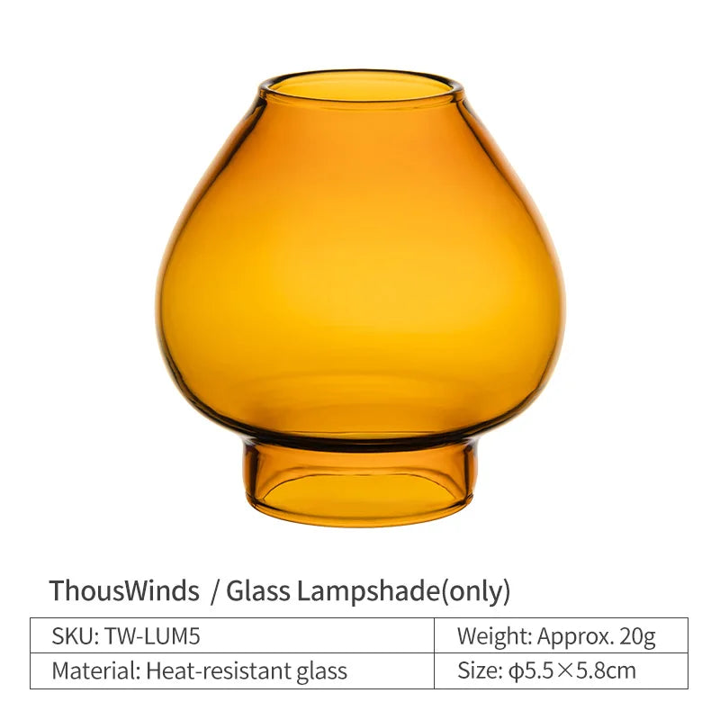 ThousWinds Luminara Mini Oil Lamp – Windproof Portable Retro Lantern with 20-Hour Burn Time for Camping and Hiking