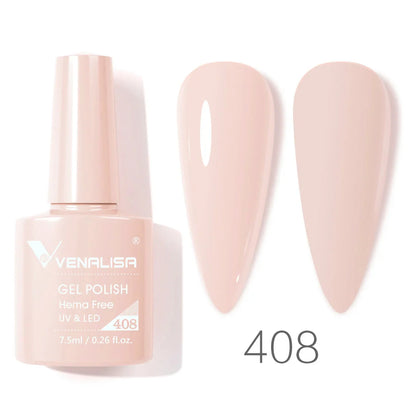 VENALISA 7.5ml HEMA-Free Nail Gel Polish – VIP4 Semi-Permanent Soak-Off UV/LED Gel Varnish, Full Coverage Nail Lacquer