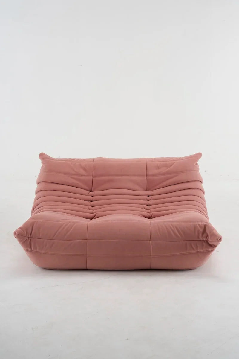 Caterpillar Togo Single Sofa – Tatami-Style Leisure Chair for Living Room or Bedroom, Reading & Relaxing Seat