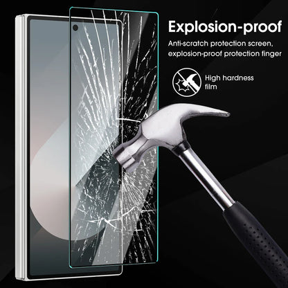Tempered Glass Screen Protector for Samsung Galaxy Z Fold 6/5/4/3 – Anti-Scratch Protective Film Cover