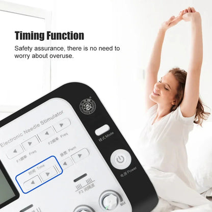 6-Output Channel TENS Muscle Electrostimulator - Physiotherapy Body Massager, Electroacupuncture Needle Patch Machine