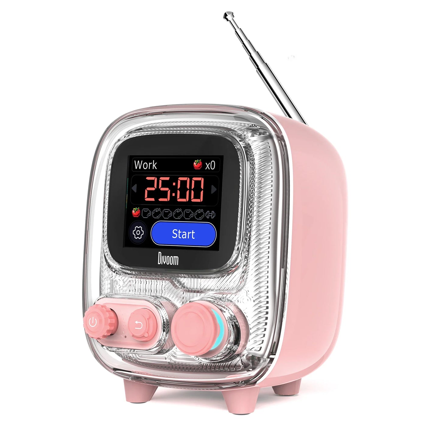 Divoom T-Tiivoo-2 Mini Retro Bluetooth Speaker – Portable Vintage White Noise Sleep Aid with High-Quality Subwoofer