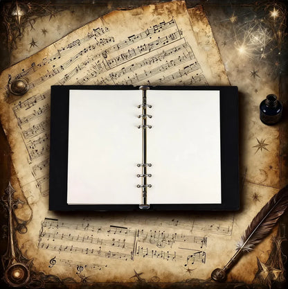Vintage Magic Eye Journal - Embossed Leather Gothic Grimoire Notebook for Witches, Occult Lovers & Collectors