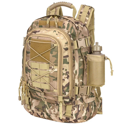65L Tactical Outdoor Backpack — Large Capacity Military Hiking & Camping Rucksack for Men