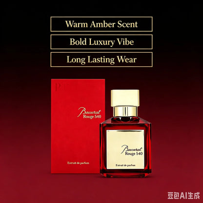 Luxury Amber Saffron Extrait Perfume - Unisex Woody Floral Fragrance