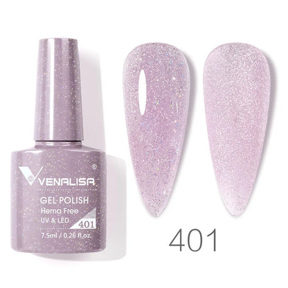 VENALISA 7.5ml HEMA-Free Nail Gel Polish – VIP4 Semi-Permanent Soak-Off UV/LED Gel Varnish, Full Coverage Nail Lacquer