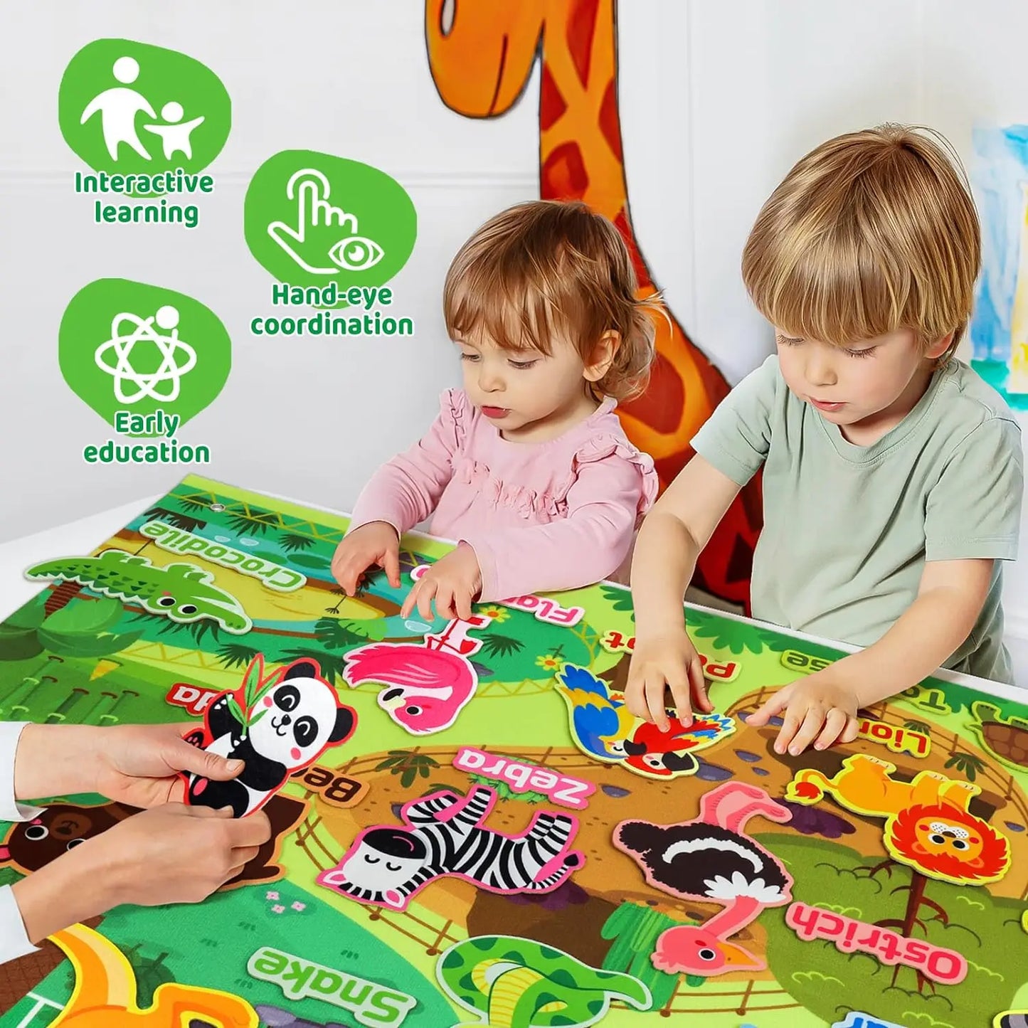 Montessori Felt Board Story Set – Outer Space Learning Activities, Preschool Educational Toy & Party Decoration