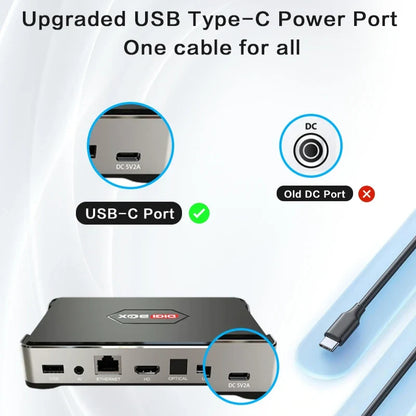 Genuine DIGIBOX D6 MAX Android TV Box — Upgraded from D3 Plus, EVPAD 11P Function, Japan & USA Version