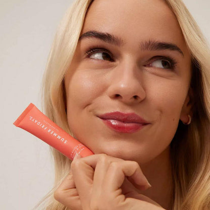 Summer Fridays Mini Lip Gloss Set – Vanilla Beige Moisturizing Lip Balm, Transparent & Smooth Makeup