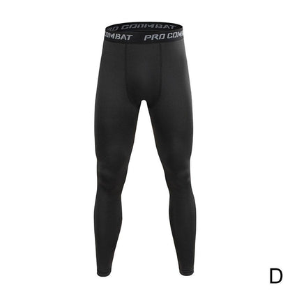 Men’s Compression Pants — Quick-Dry Running, Training & Fitness Tights