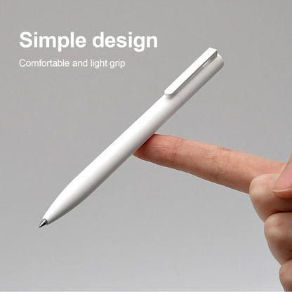 Original Xiaomi Mi Gel Pen 0.5mm Black Refill - Smooth MIKRON Nib - Swiss Technology with Japanese Ink - OEM Blue Refills