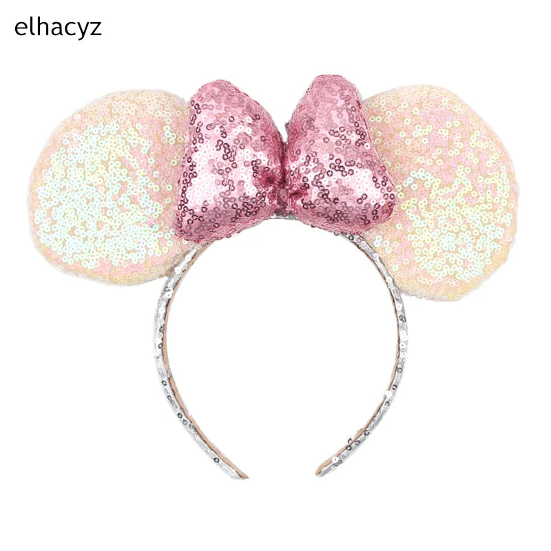 Big Classic Polka Dot Bow Minnie Mouse Ears Headband – Festival & Party Hairband for Women & Girls, Disney Trip Accessories