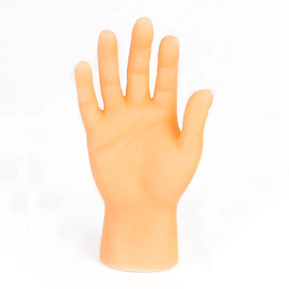 Simulation Mini Silicone Hands – Funny Finger Puppet Toys for Pranks, Cats & Novelty Teasing