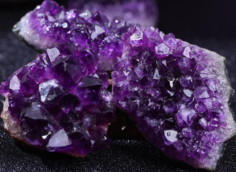 Amethyst Geode Crystal Wand — 10-70g Natural Quartz Stone Point for Energy Healing & Home Décor (30-50mm)