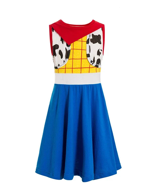 Jessie Cowgirl Costume Dress - Cute Toy Story Inspired Outfit for Girls & Toddlers