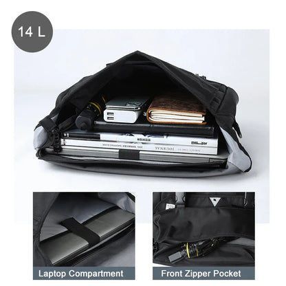 Men's Motorcycle Cycling Messenger Bag – Waterproof, Large Crossbody Shoulder Bag, Personalized Hip Hop Street Travel Cross Bag