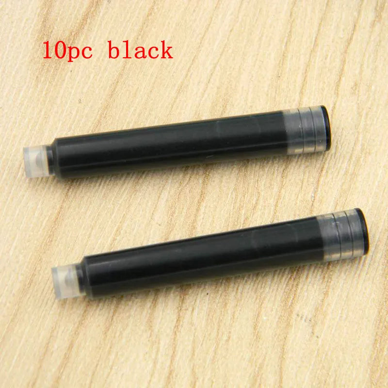 High Quality Transparent White Piston Fountain Pen with Bullet Nib 0.38mm/0.5mm for Office & School Stationery