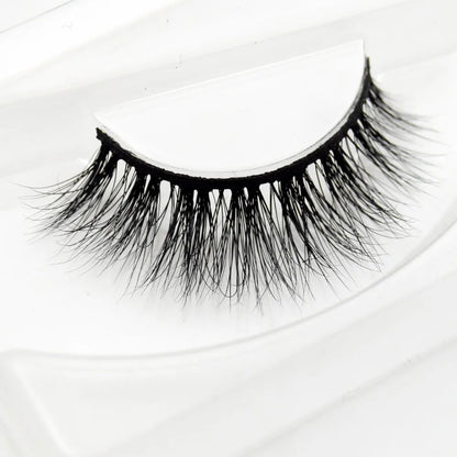 Visofree 3D Mink Eyelashes – Thick Handmade Full Strip Cruelty-Free False Lashes for Makeup M56