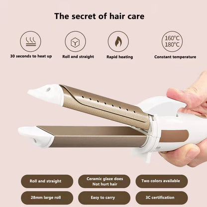 Professional Electric Hair Curler – 9-38mm Temperature Adjustable Curling Iron Wand with LCD Display