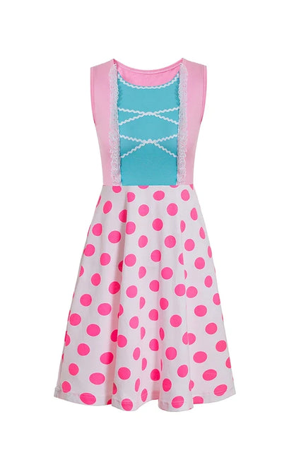 Minnie Mommy Princess Dress - Plus Size Women’s Polka Dot Family Cosplay Costume