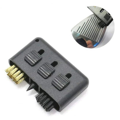 3 in 1 Golf Club Brush – Retractable Groove Cleaner, Pocket Tool for Clubs, Balls & Divots