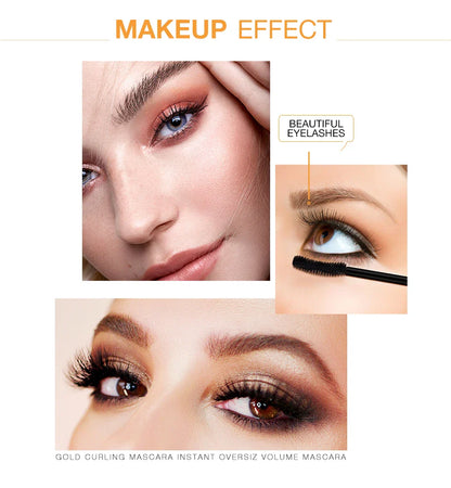 O.TWO.O 3D Fiber Thick Lengthening Mascara – Long Black Lash Eyelash Extension with Brush, Professional Eye Cosmetics