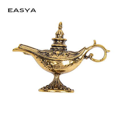 EASYA Retro Lamp Brooch – Men's Suit Collar Lapel Pin for Wedding, Banquet & Fashion Jewelry