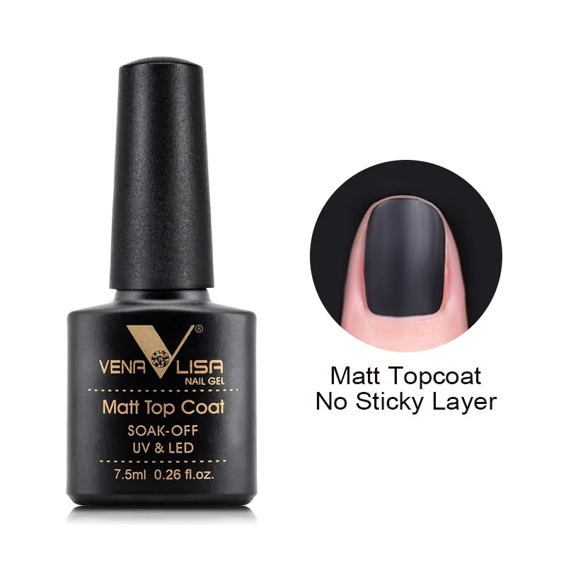VENALISA 7.5ml HEMA-Free Nail Gel Polish – VIP4 Semi-Permanent Soak-Off UV/LED Gel Varnish, Full Coverage Nail Lacquer