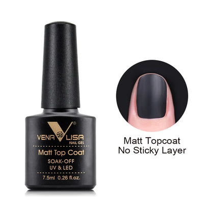 VENALISA 7.5ml HEMA-Free Nail Gel Polish – VIP4 Semi-Permanent Soak-Off UV/LED Gel Varnish, Full Coverage Nail Lacquer