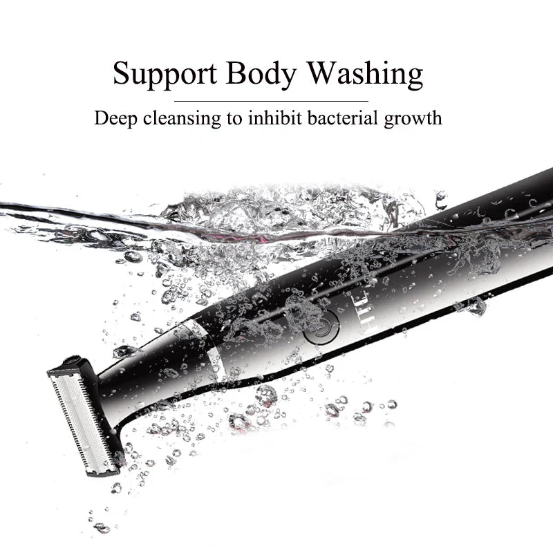HTC Black Friday Cyber Monday Deals 2022 – Hybrid Electric Face & Body Trimmer for Men, Pubic Hair Shaver