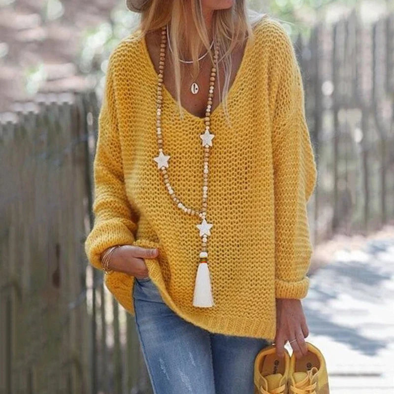 Wooden Bead Tassel Long Necklace - Bohemian Summer Beach Sweater Chain for Women | Mother's Day Gift