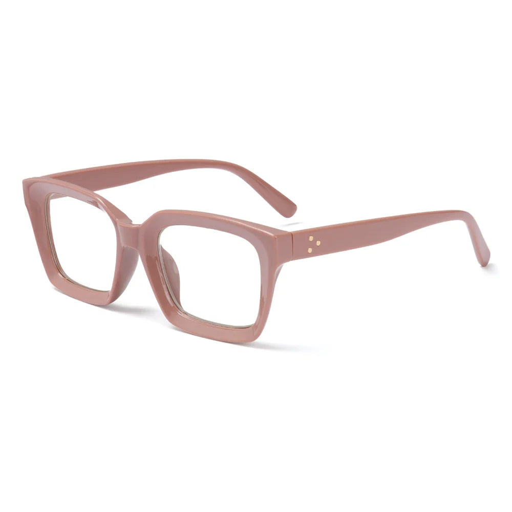 Fashion Oversized Square Reading Glasses for Men & Women – Large Frame Presbyopia Eyewear, Diopter +1.0 to +3.0