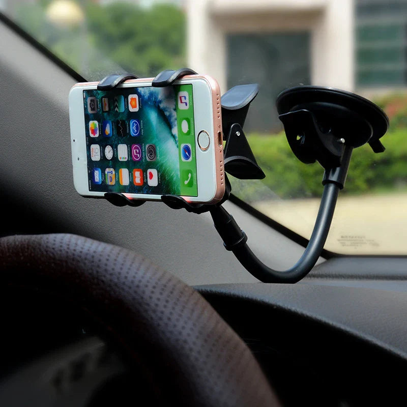 360° Rotating Car Phone Holder — Universal Dashboard & GPS Mount for Vehicles