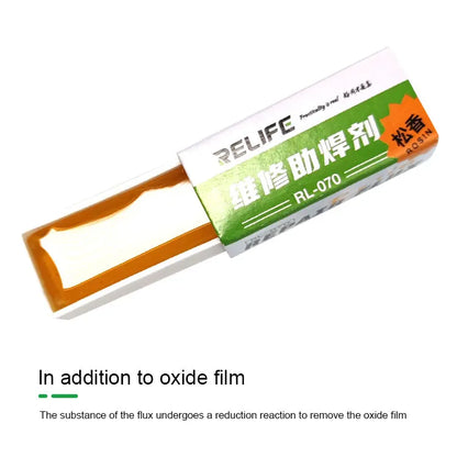 RELIFE RL-070 High Purity Rosin Soldering Paste – Soldering Assistant for Electric Iron & Tin Tools