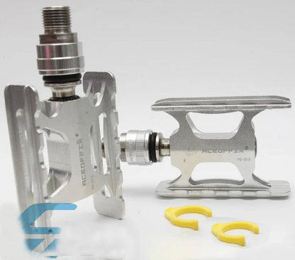 Aceoffix Ultralight Quick Release Pedal Adaptors — Brompton Bike Compatible