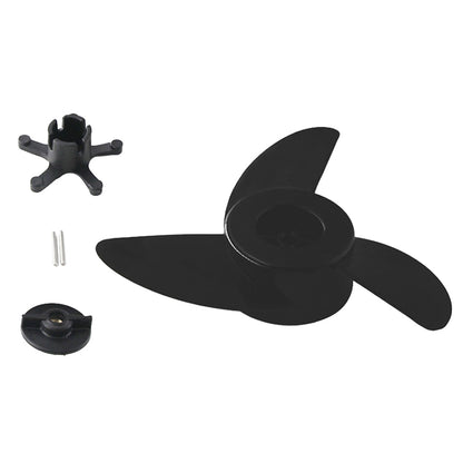 3-Blade Electric Boat Propeller – Outboard Trolling Motor Propeller with Fastening Nut
