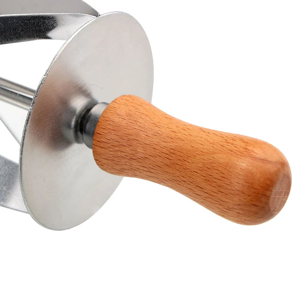 Stainless Steel Croissant Bread Dough Pastry Rolling Cutter: Baking Tool for Perfect Croissant