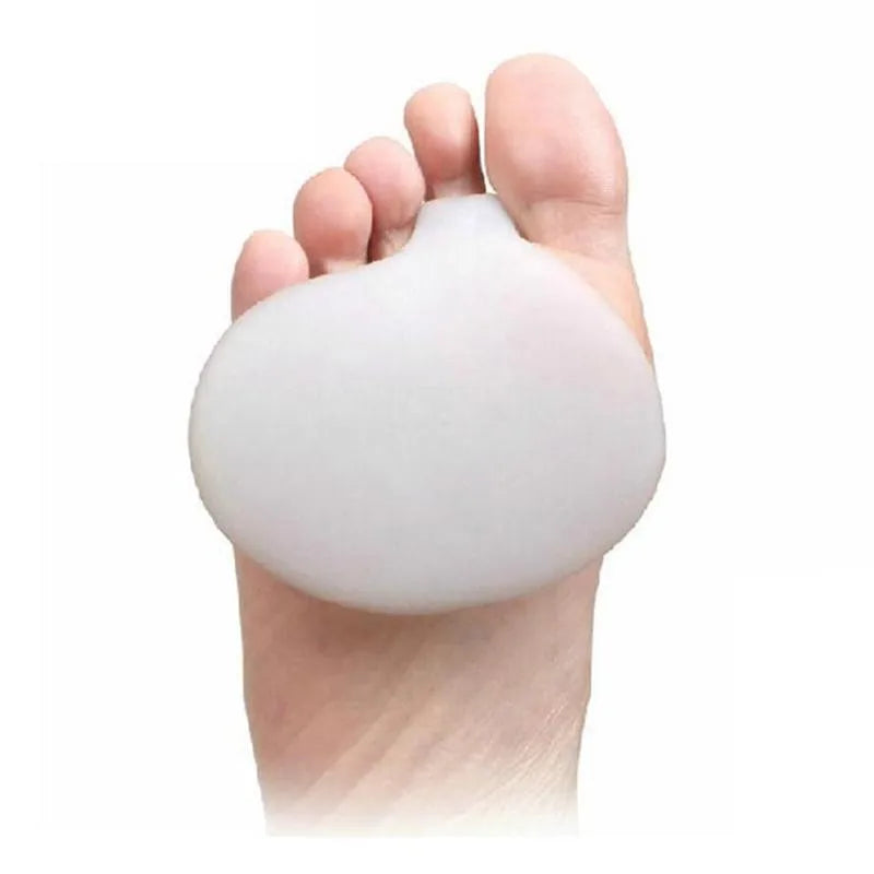 2Pcs Silicone Gel Metatarsal Pads for Shoes — Soft Foot Care Gel Pads for Sensitive Feet, Sore Ball Relief, Forefoot Pain Prevention