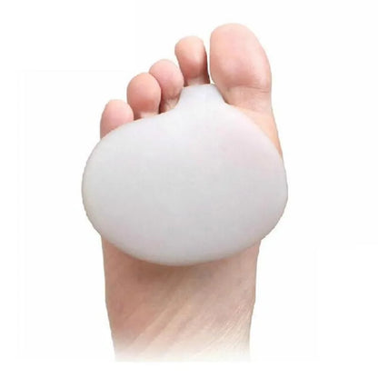 2Pcs Silicone Gel Metatarsal Pads for Shoes — Soft Foot Care Gel Pads for Sensitive Feet, Sore Ball Relief, Forefoot Pain Prevention