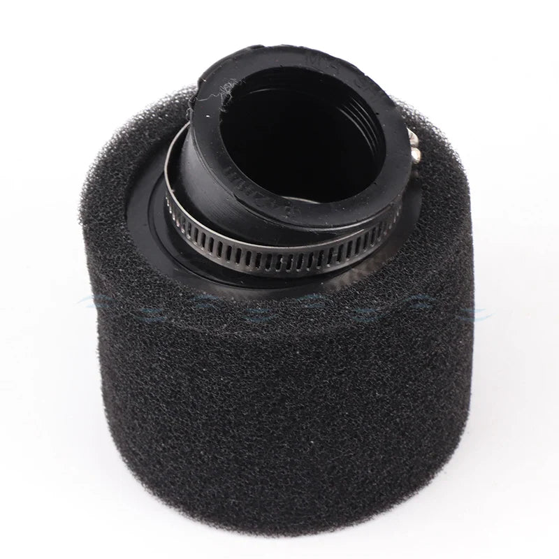 35–60mm Foam Air Filter – Red Elbow Neck Sponge Cleaner for Scooter, Dirt Bike, Motorcycle | Kayo BSE Compatible