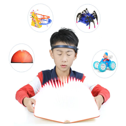 BrainLink Lite EEG Headband — Smart Brainwave Biofeedback Toy for Kids with Mind Control and Educational SDK