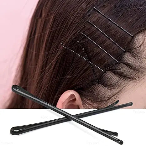 60/120pcs Black Hairpins for Women - Invisible Bobby Pins, Curly Wave Hair Clips, Bride & Lady Hairgrips